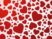 Sfondo cuori rossi